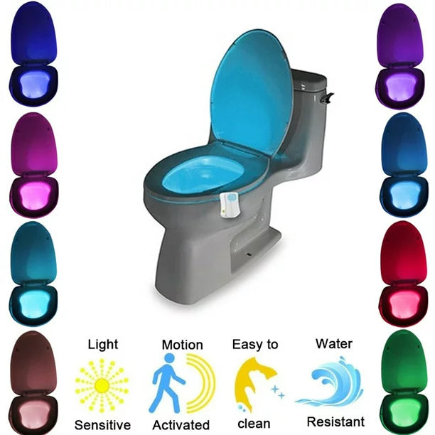 Mind-Glowing Toilet Light with Motion Sensor - Toilet Bowl Night